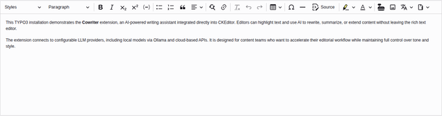 Cowriter toolbar button